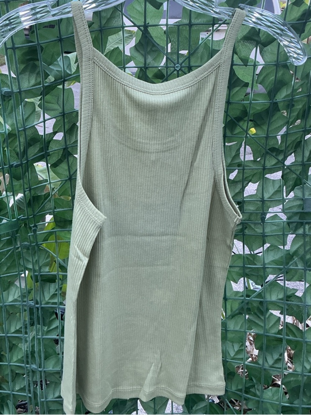 Spell Olive Green Ribbed Angels Graphic Tank - Picture 2 of 3